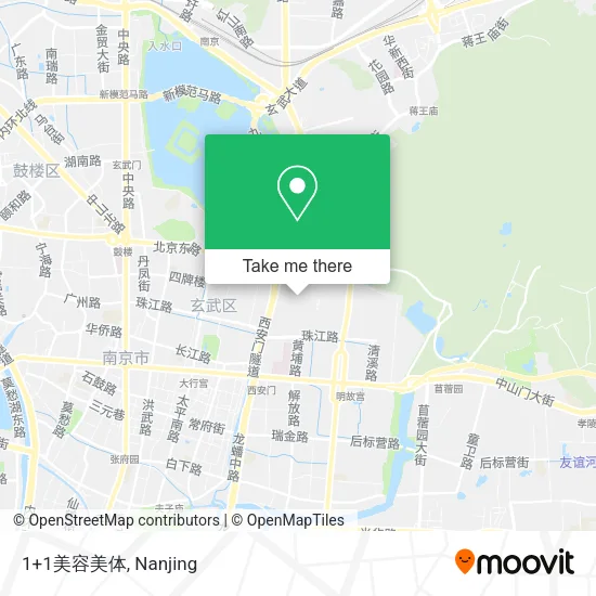 1+1美容美体 map