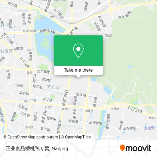 正业食品樱桃鸭专卖 map