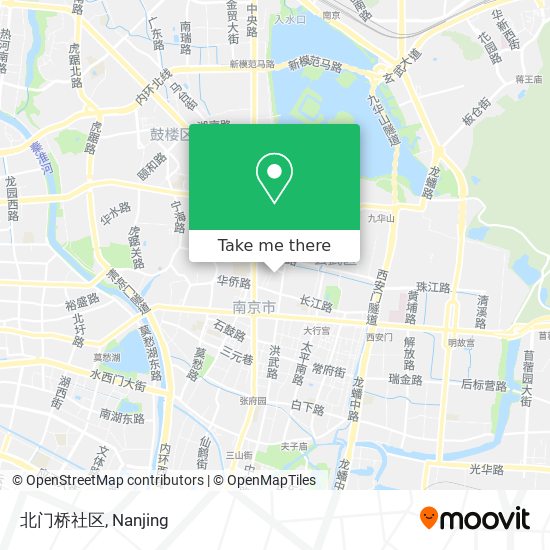 北门桥社区 map