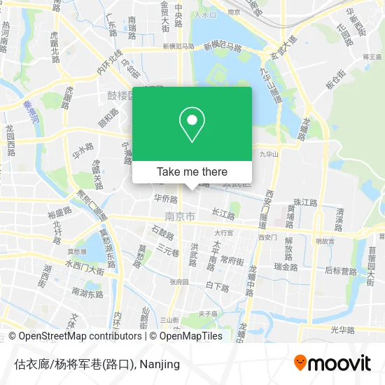 估衣廊/杨将军巷(路口) map