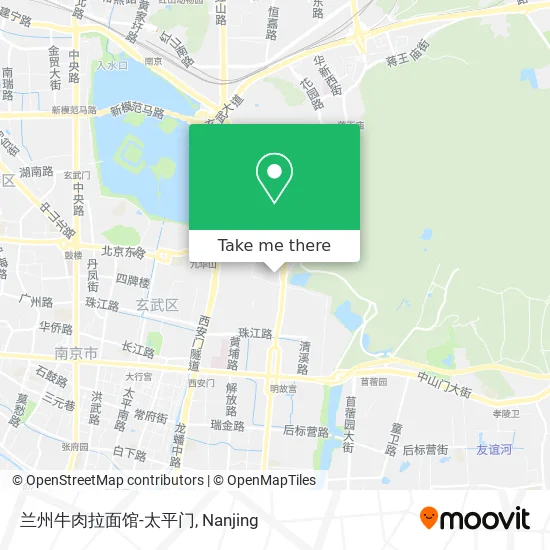 兰州牛肉拉面馆-太平门 map