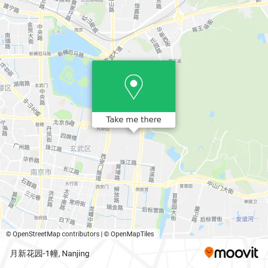 月新花园-1幢 map