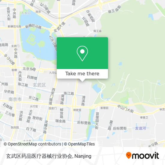 玄武区药品医疗器械行业协会 map