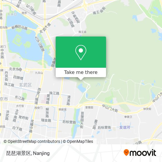 琵琶湖景区 map