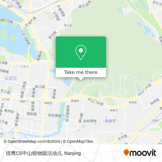 猎鹰CS中山植物园活动点 map