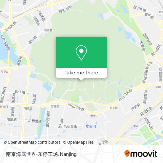 南京海底世界-东停车场 map