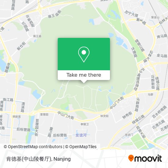 肯德基(中山陵餐厅) map
