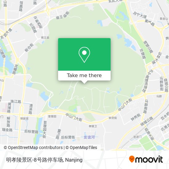 明孝陵景区-8号路停车场 map