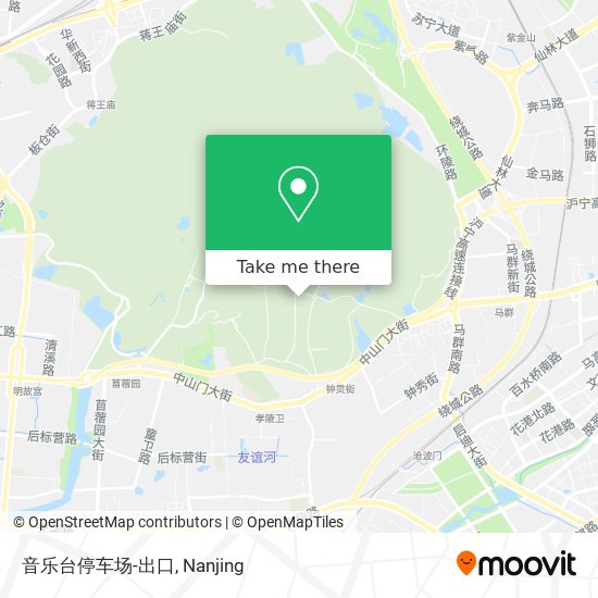 音乐台停车场-出口 map