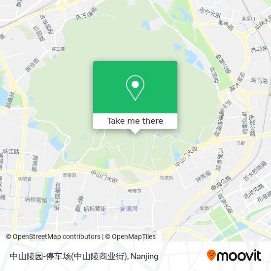 中山陵园-停车场(中山陵商业街) map