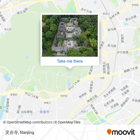 灵谷寺 map