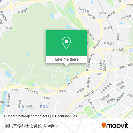 国民革命烈士之灵位 map