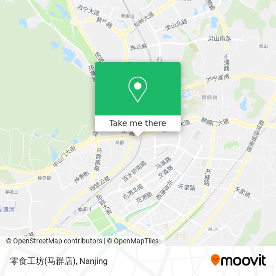 零食工坊(马群店) map