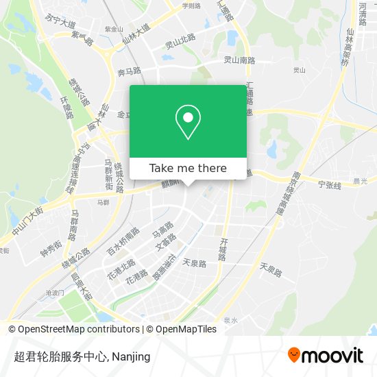 超君轮胎服务中心 map