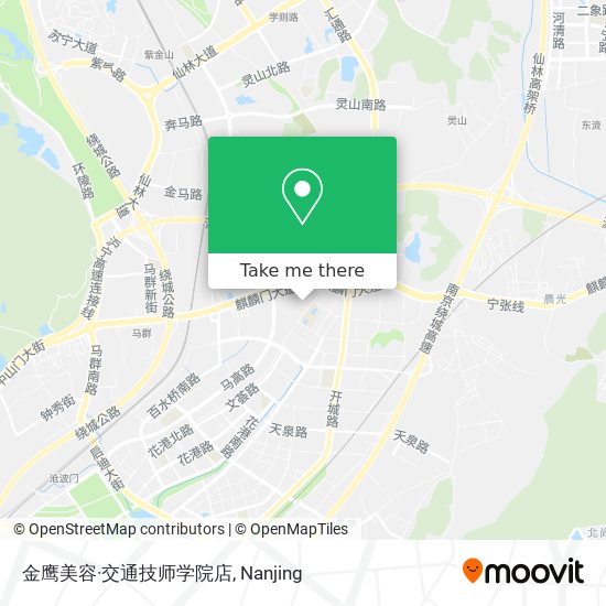 金鹰美容·交通技师学院店 map