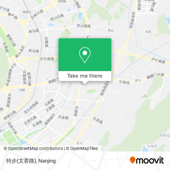 特步(文荟路) map