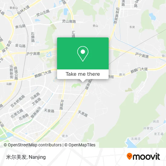 米尔美发 map