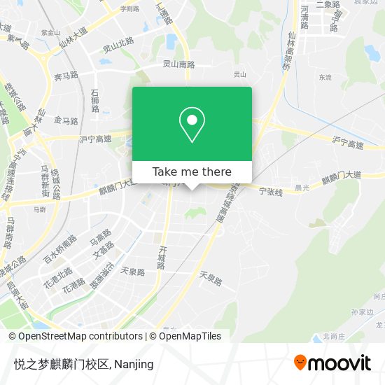 悦之梦麒麟门校区 map