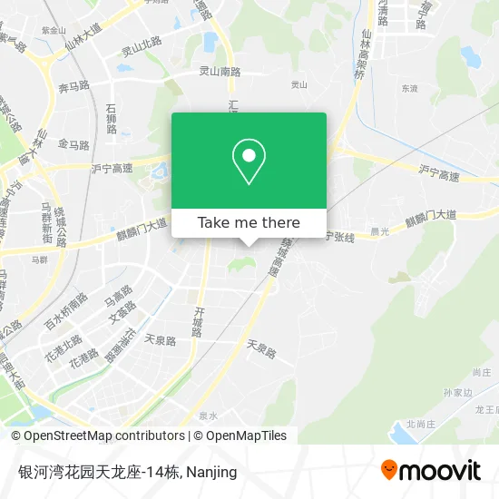 银河湾花园天龙座-14栋 map