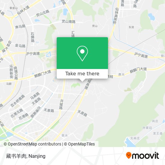 藏书羊肉 map