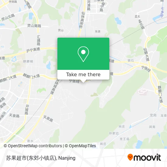 苏果超市(东郊小镇店) map