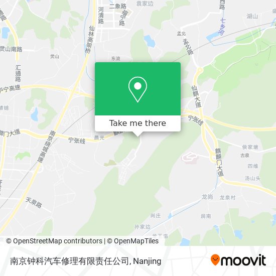 南京钟科汽车修理有限责任公司 map
