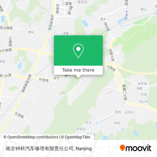 南京钟科汽车修理有限责任公司 map