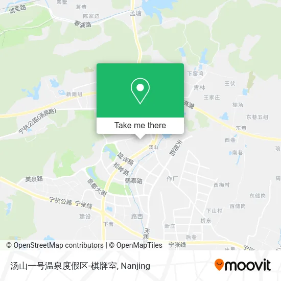 汤山一号温泉度假区-棋牌室 map