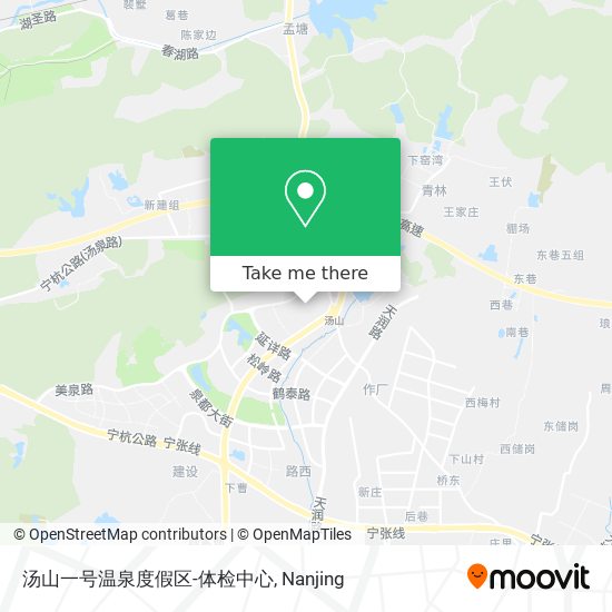 汤山一号温泉度假区-体检中心 map
