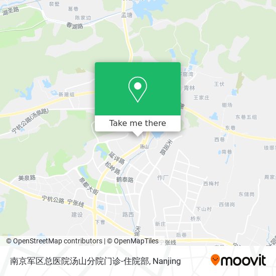 南京军区总医院汤山分院门诊-住院部 map