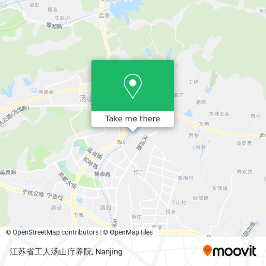 江苏省工人汤山疗养院 map