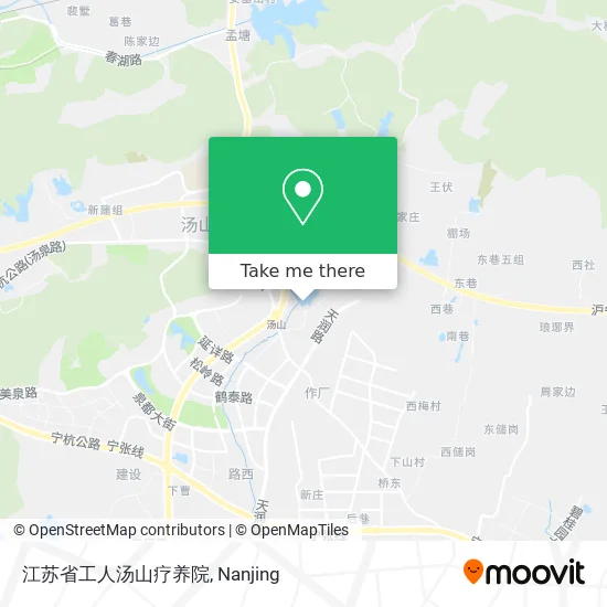 江苏省工人汤山疗养院 map