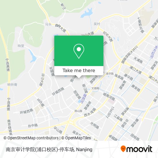 南京审计学院(浦口校区)-停车场 map