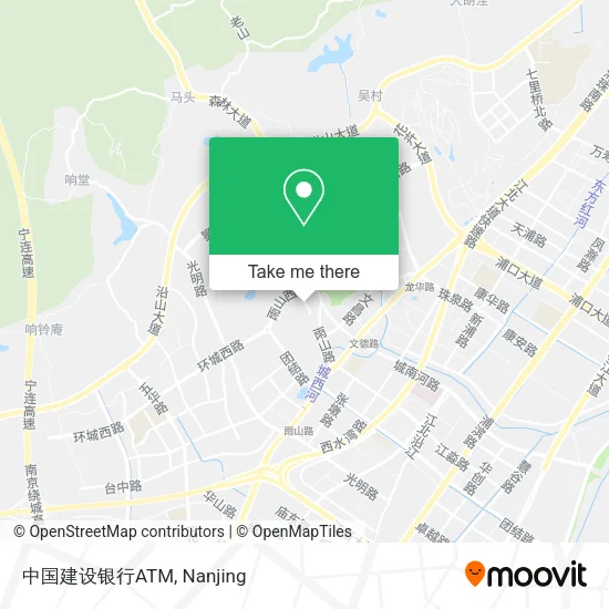 中国建设银行ATM map