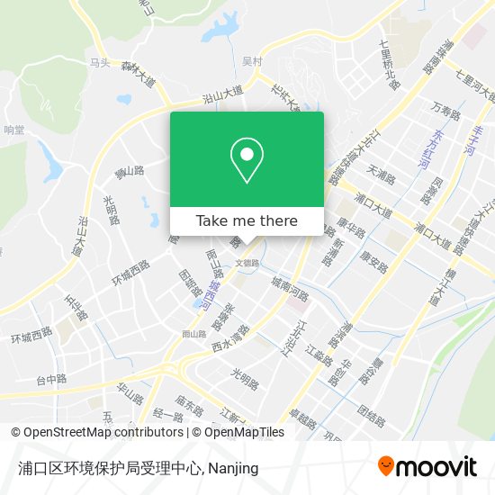 浦口区环境保护局受理中心 map