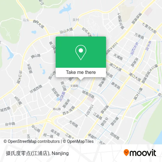 摄氏度零点(江浦店) map