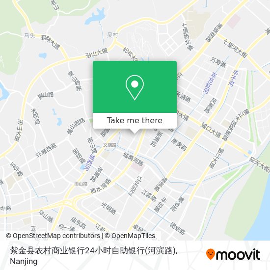 紫金县农村商业银行24小时自助银行(河滨路) map