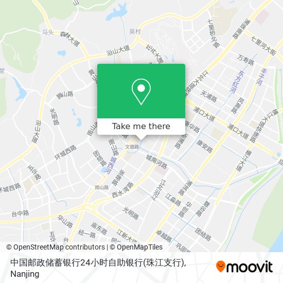 中国邮政储蓄银行24小时自助银行(珠江支行) map