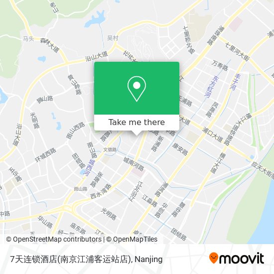7天连锁酒店(南京江浦客运站店) map
