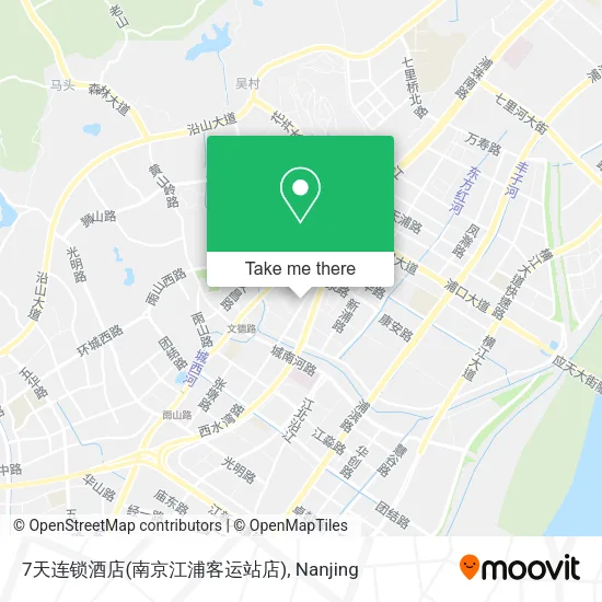 7天连锁酒店(南京江浦客运站店) map