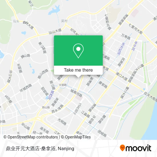 鼎业开元大酒店-桑拿浴 map