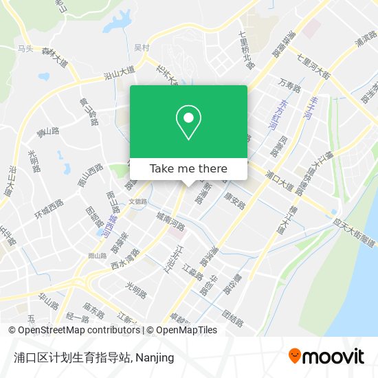 浦口区计划生育指导站 map