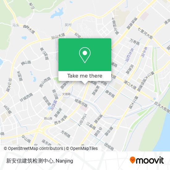 新安信建筑检测中心 map