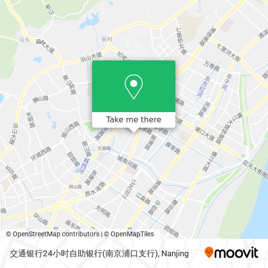 交通银行24小时自助银行(南京浦口支行) map