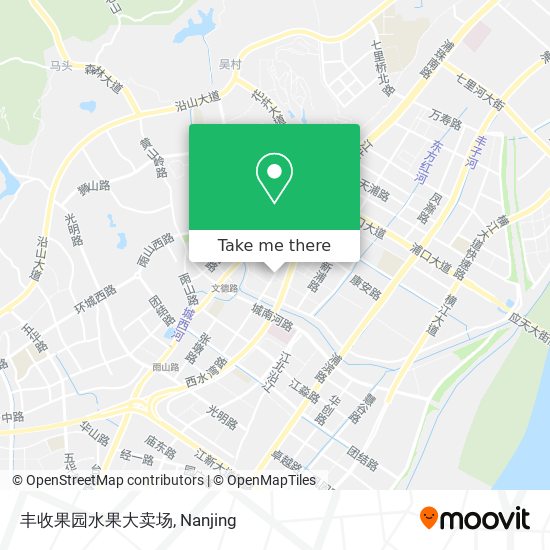 丰收果园水果大卖场 map