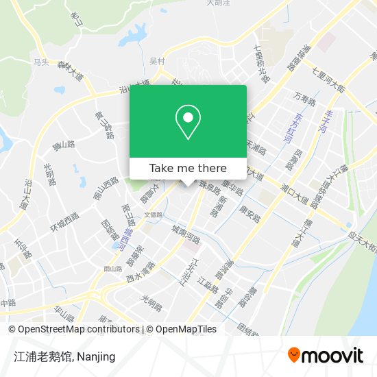 江浦老鹅馆 map