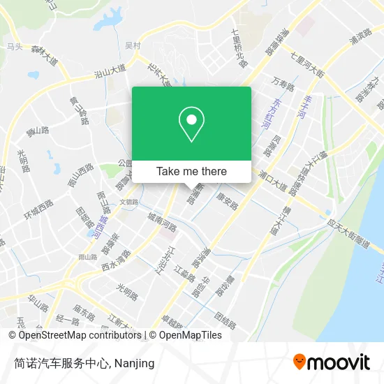 简诺汽车服务中心 map