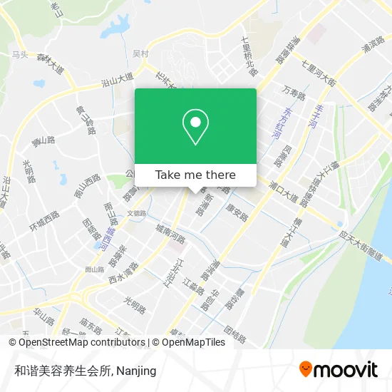 和谐美容养生会所 map