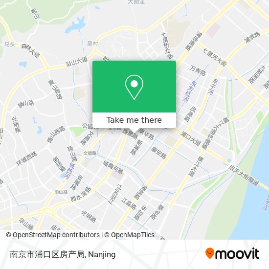 南京市浦口区房产局 map