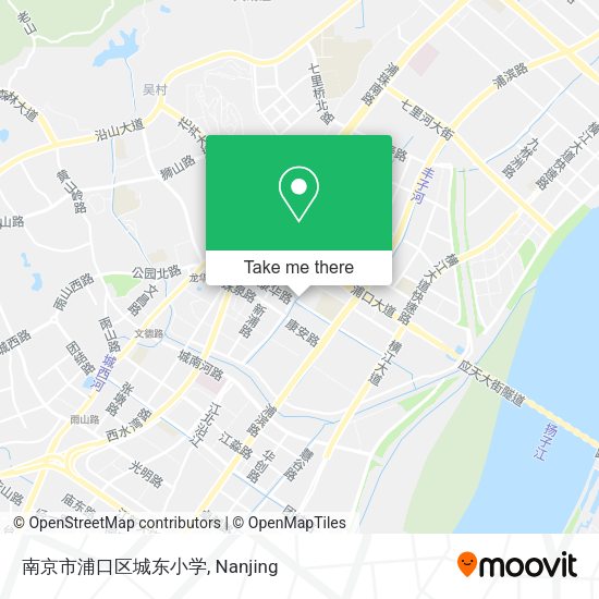 南京市浦口区城东小学 map